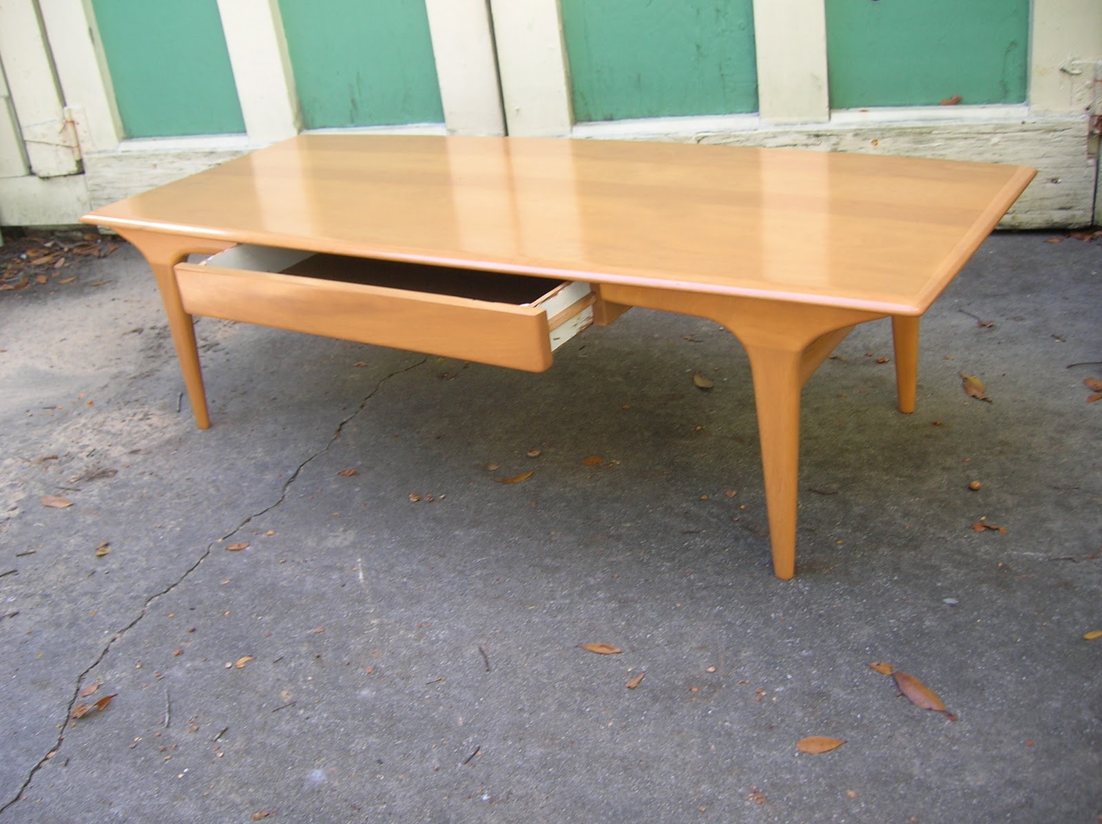 Heywood Wakefield Coffee Table With Drawer / Heywood Wakefield Cobblers