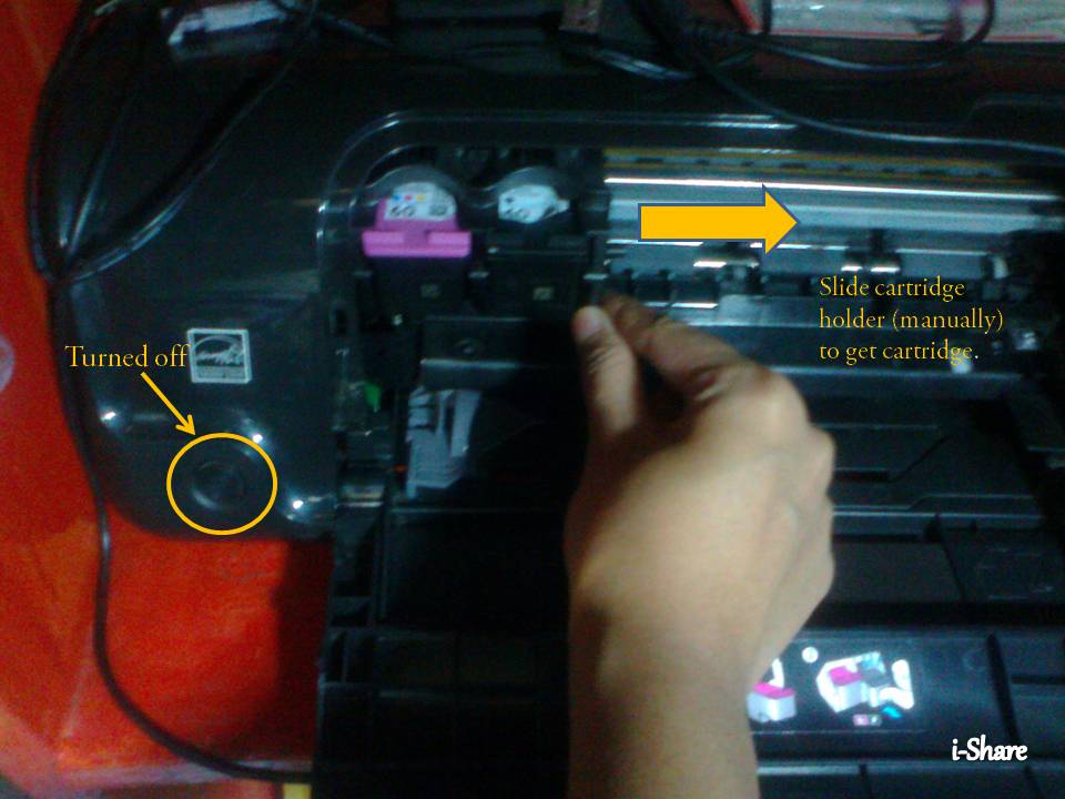 How to Solve Cartridge" in HP D1660 Printer? iShare