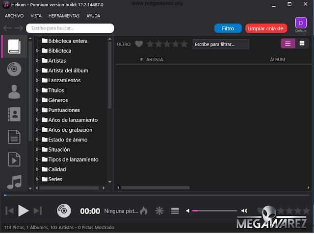 Helium Music Manager 12 imagenes