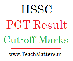HSSC PGT Result and Interview Cut-off Marks 2018-2019 image : HSSC PGT Result and Interview Cut-off Marks 2018-2019 @ TeachMatters