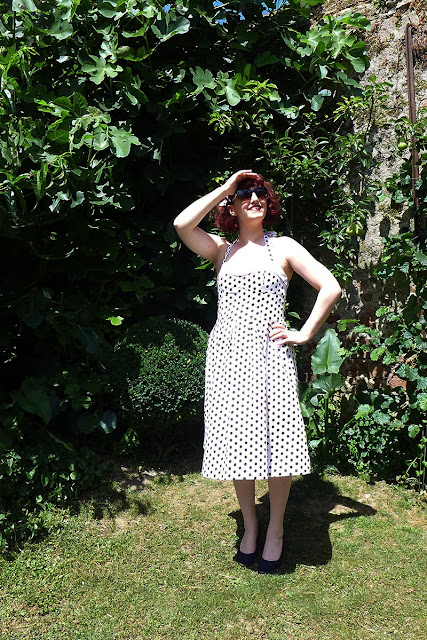 look pin'up, robe à pois lindy bop