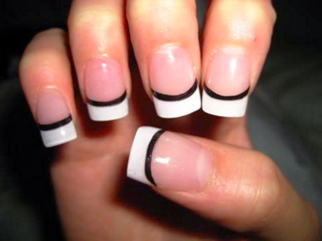black and white nails designs, new nail designs , nails designs 2014