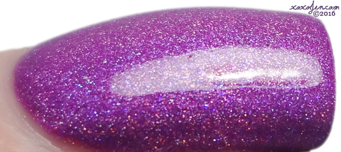 xoxoJen's swatch of Lemming Lacquer Gimme a Boost and Call Me Invincible