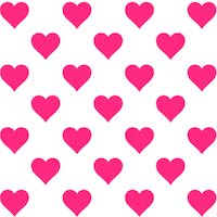 pink hearts pattern