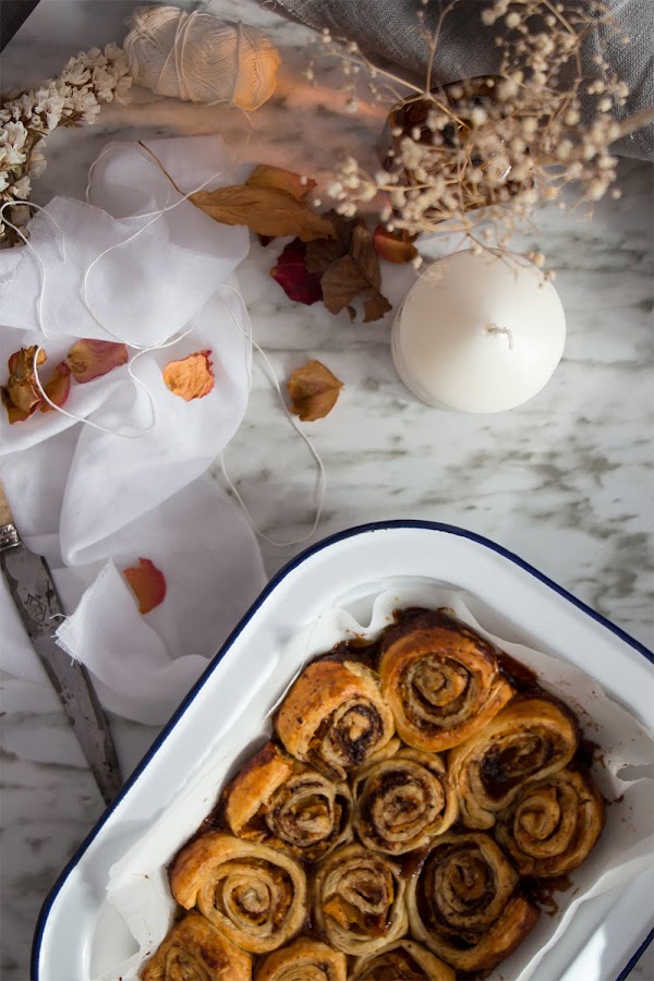 Rollitos de canela y naranja fáciles 