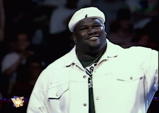WWF / WWE SUMMERSLAM 1996 - Mark Henry made his WWF PPV debut on commentary for Jerry Lawler vs. Jake Roberts