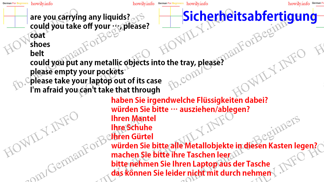 Sicherheitsabfertigung Sicherheitsabfertigung