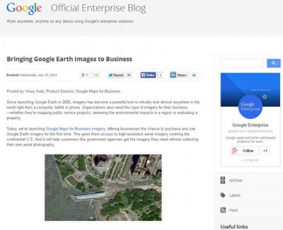 Google Kini Jual Data Pencitraannya Untuk Bisnis Google Kini Jual Data Pencitraannya Untuk Bisnis