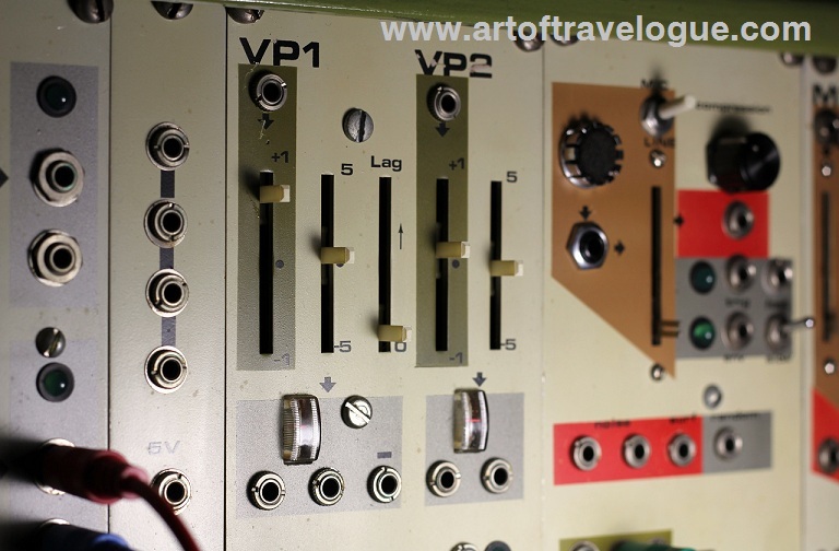 Travelogue, by Jon Sonnenberg: Monolith modular synthesizer