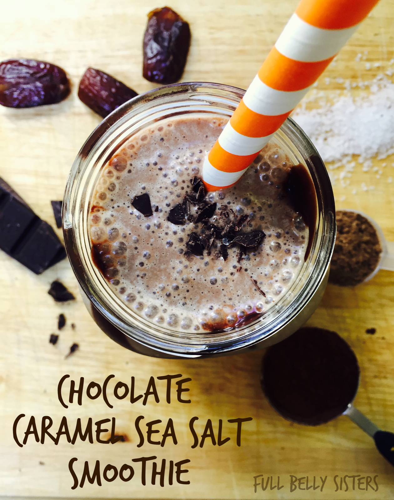 Chocolate Caramel Sea Salt Smoothie