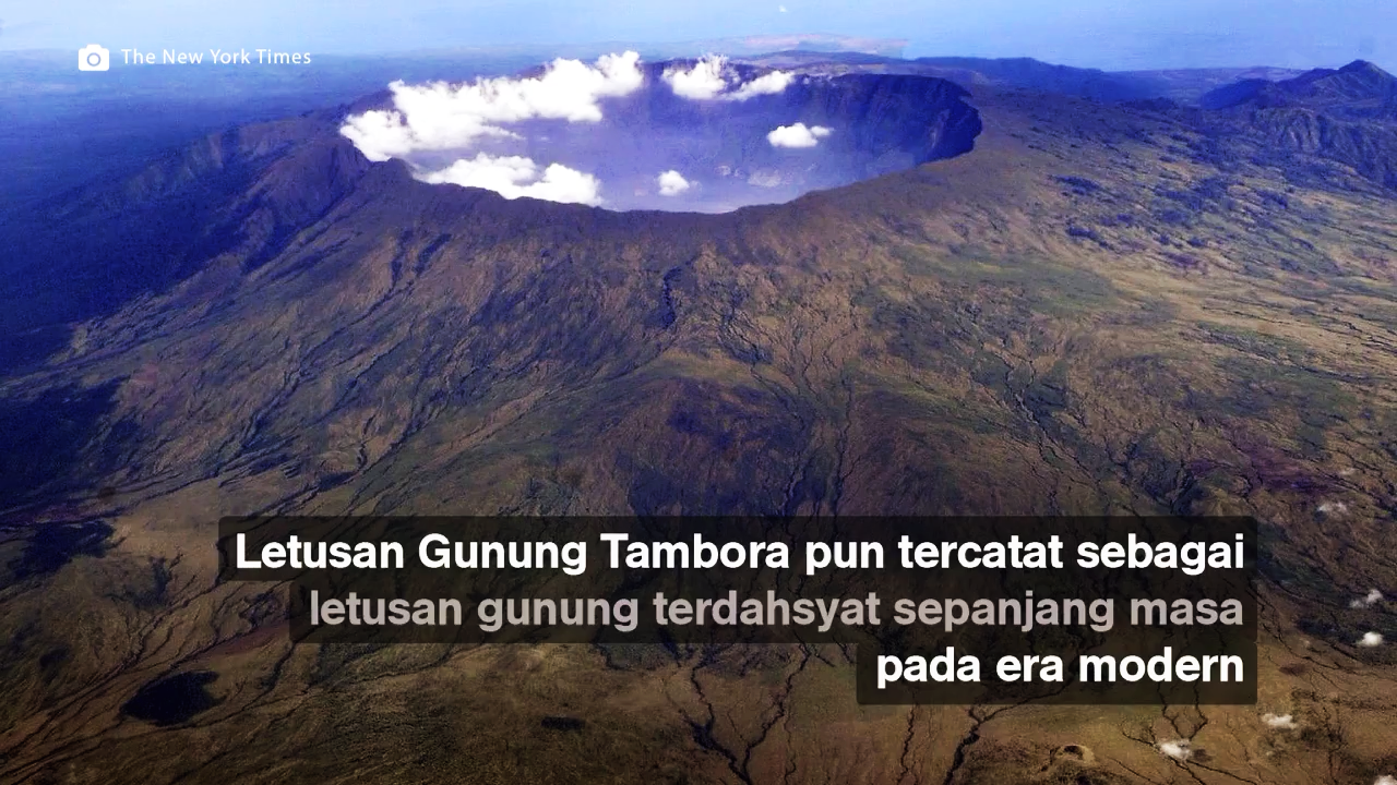Fakta Sejarah Letusan Gunung Tambora