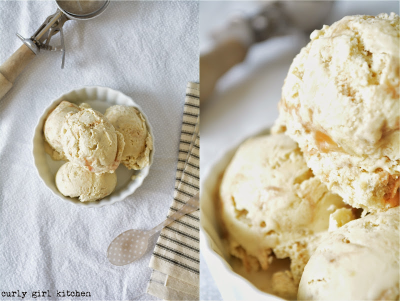 Curly Girl Kitchen: Banana Caramel Ice Cream