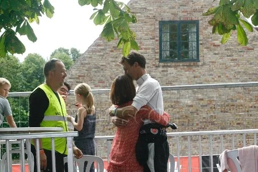 Prince Joachim and his wife, Princess Marie of Denmark, together with their children, Princess Athena and Prince Henrik