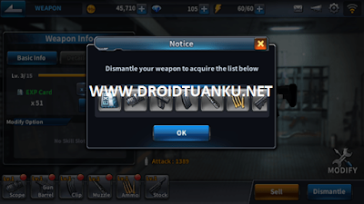 Cara Menghapus dan Menjual Senjata (Weapon) Point Blank Mobile dengan Material Parts Cara Menghapus dan Menjual Senjata (Weapon) Point Blank Mobile dengan Material Parts