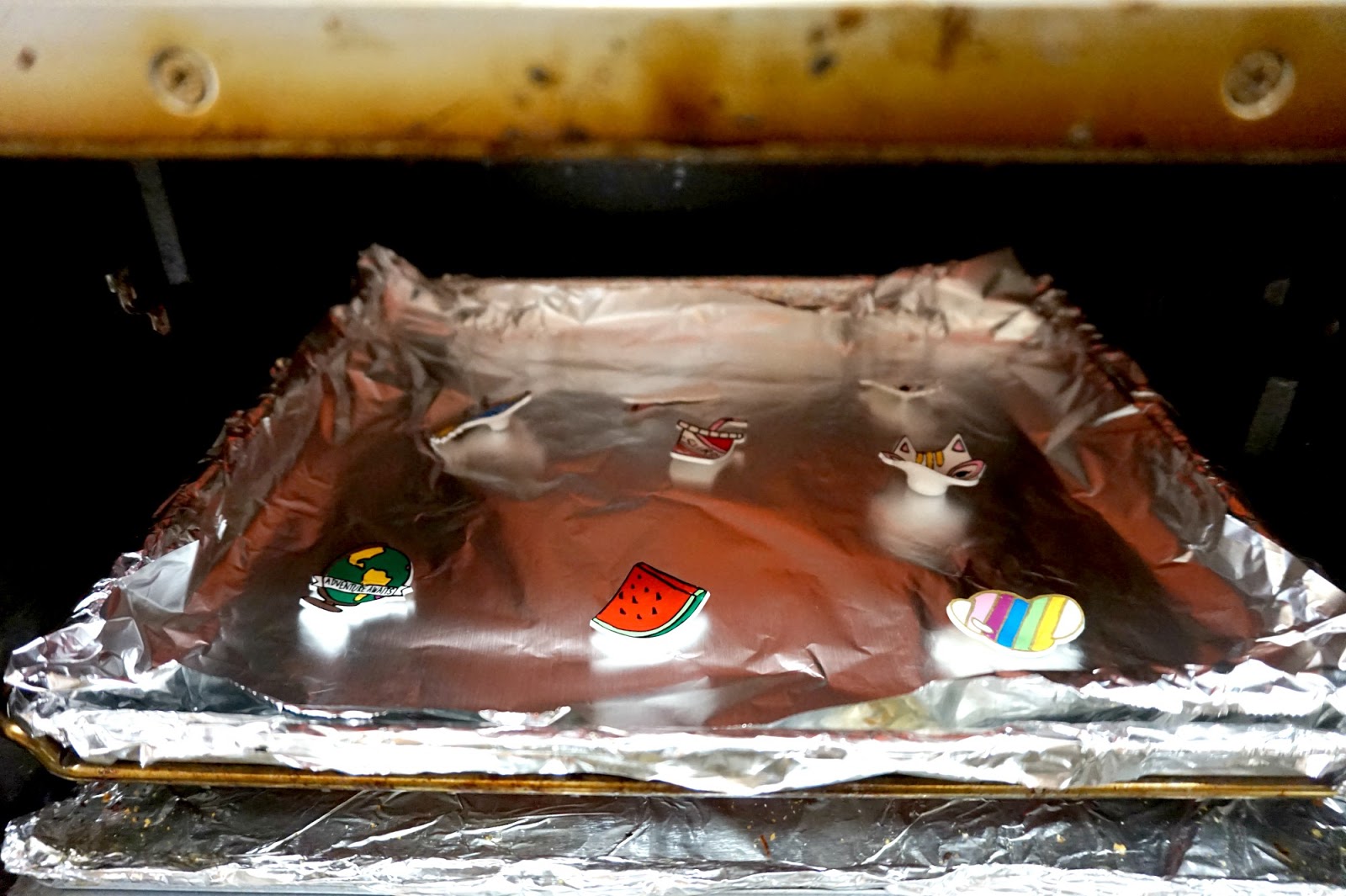 curling shrinky dink