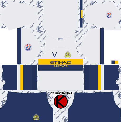 AlNassr FC 20182019 Kit Dream League Soccer Kits Kuchalana