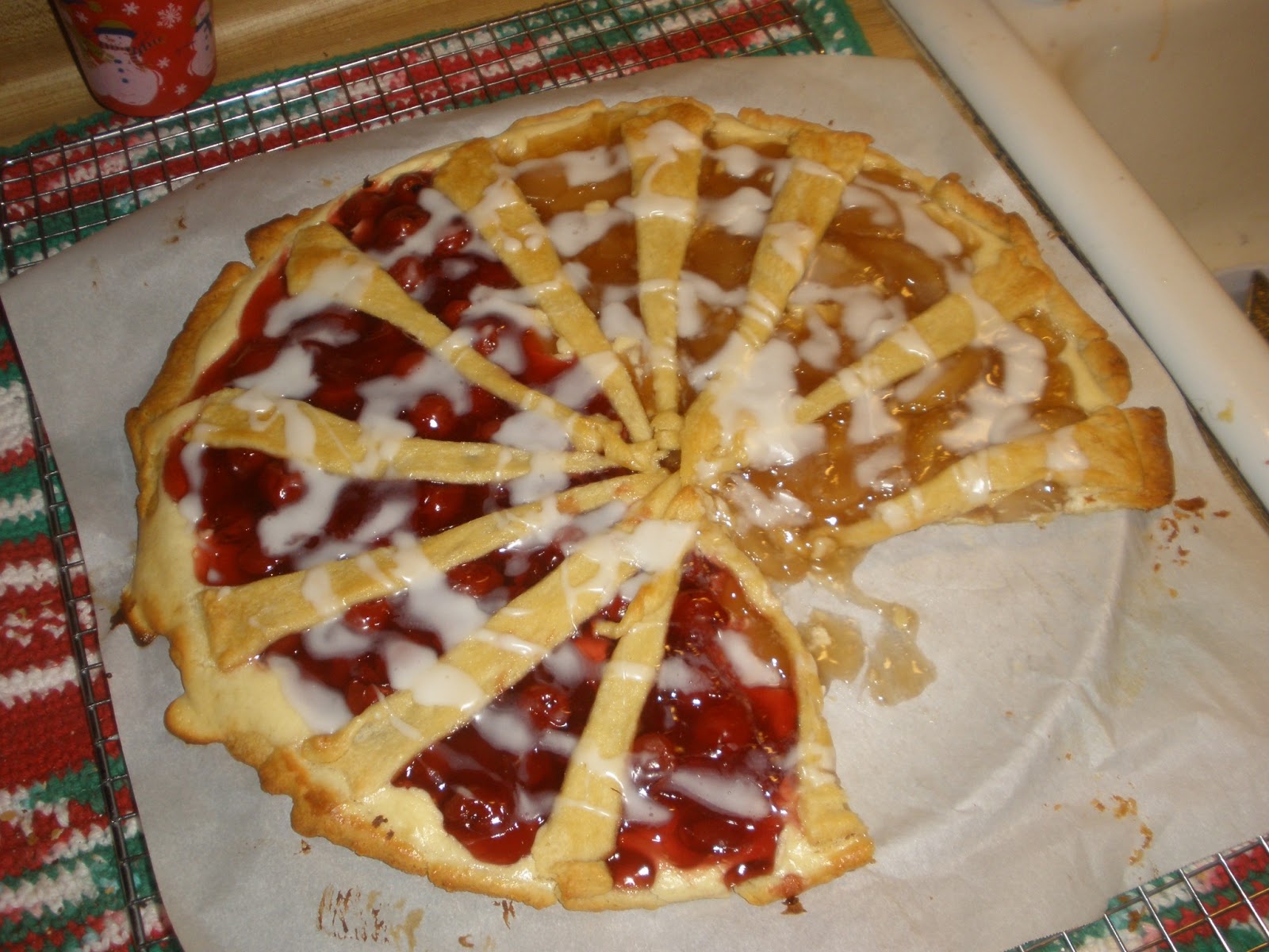ramblings and musing of the "furbabies" momma Crescent Roll Dessert Pizza