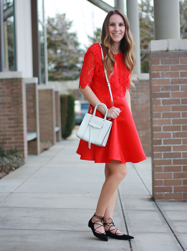 Little Red Valentine Dress - Twenties Girl Style
