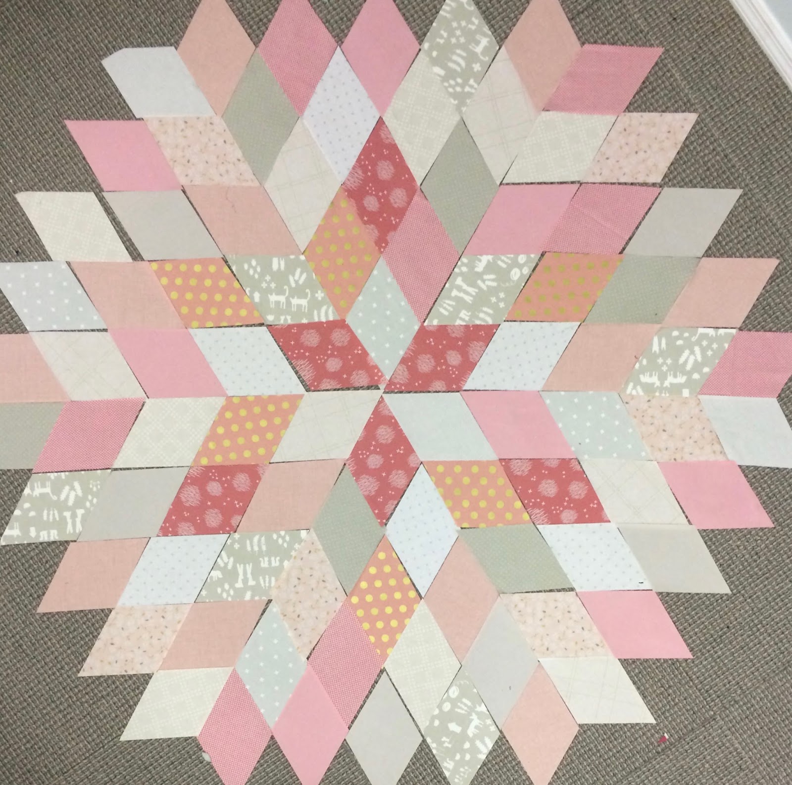 Sewn by Leila Gardunia Diamond Quilt A Tutorial
