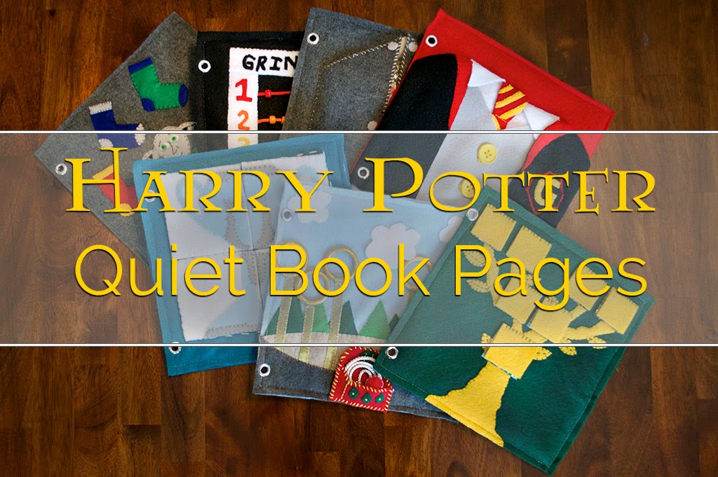 Harry Potter Quiet Book Pages