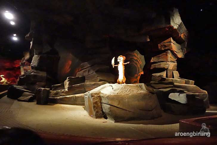 wahana ice age dunia fantasi ancol jakarta