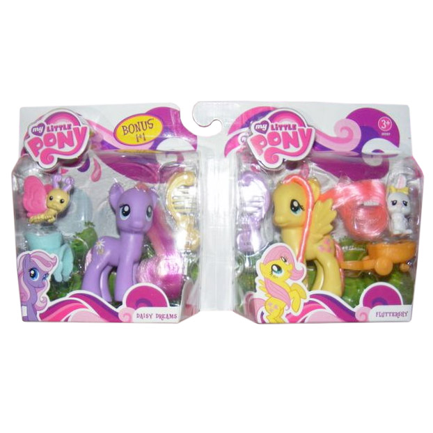 Pack My Little Pony Mighty Muggs 4 Personagens E4624 Habro - Nilo