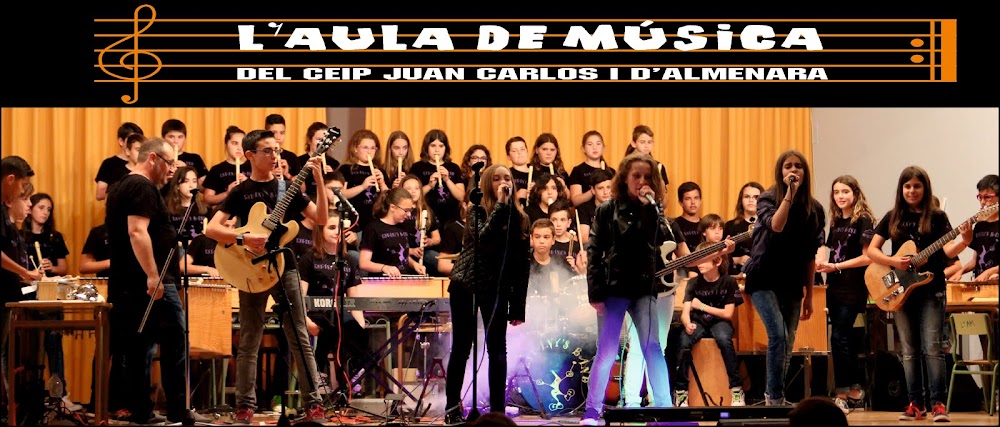 L'aula de Música del CEIP Juan Carlos I d'Almenara