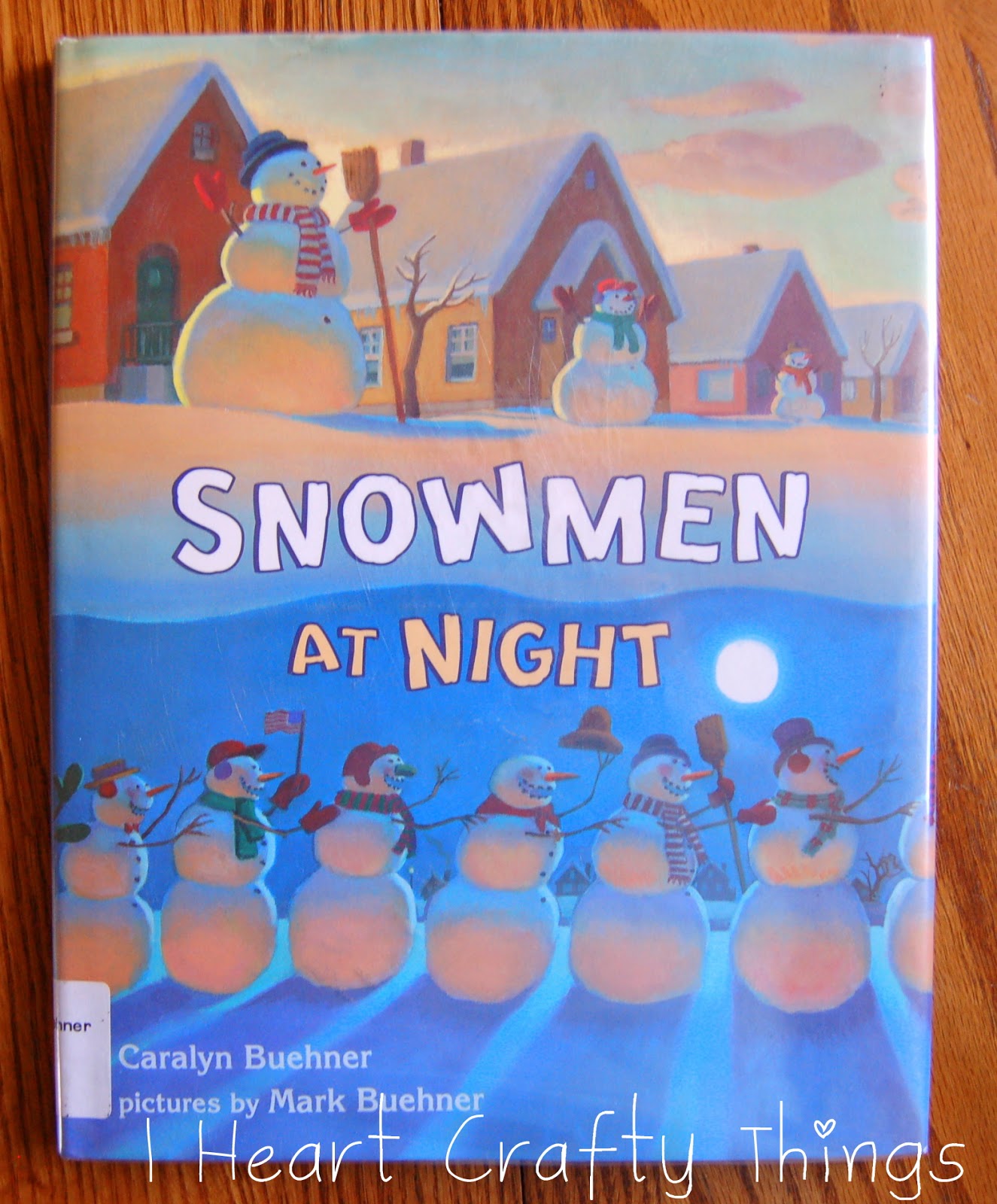 Construction paper snowman picture