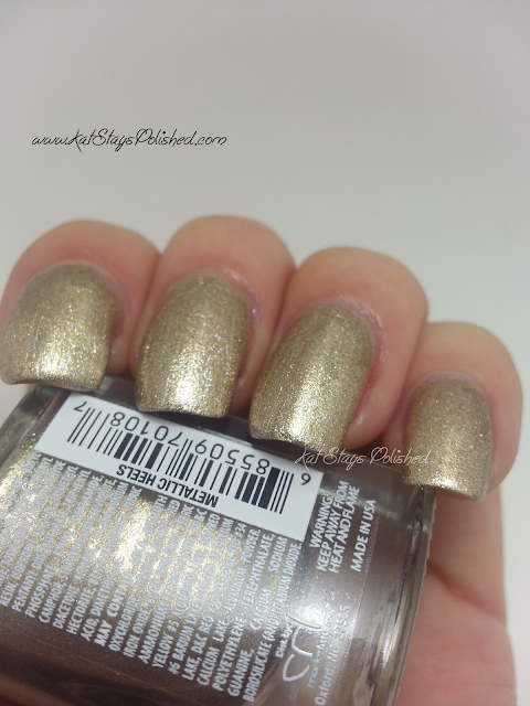 JulieG Nail Color | Metallic Heels