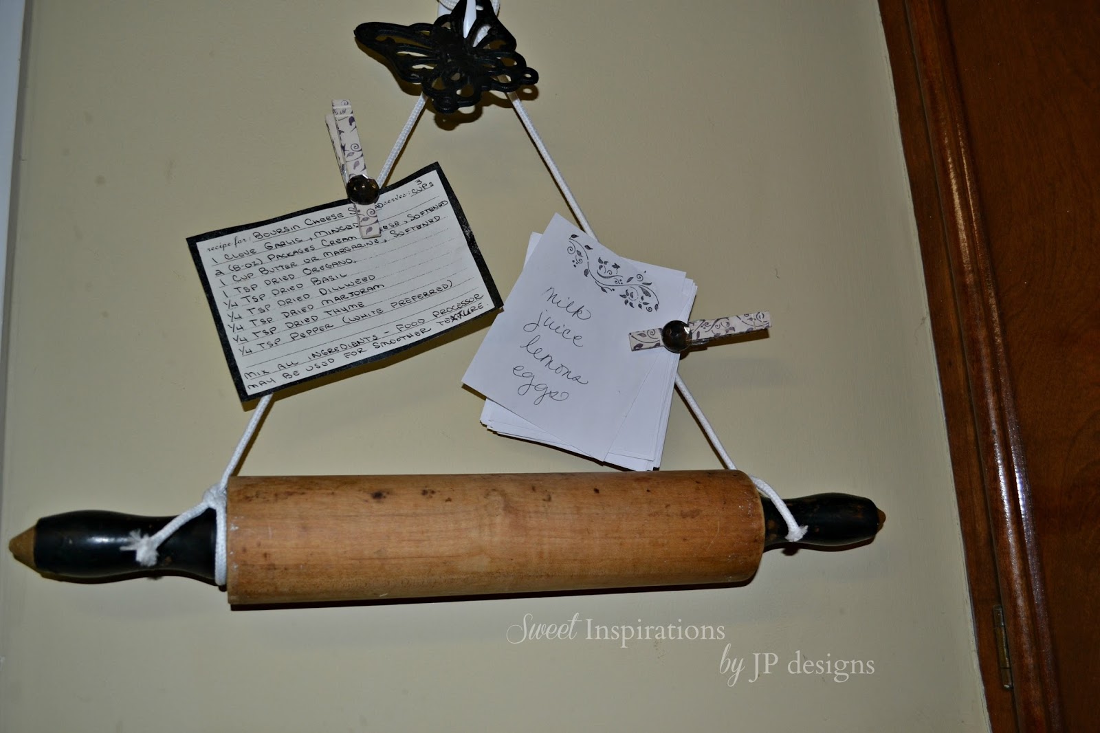 Sweet Inspirations by JP designs My Rolling Pin Display Recipe Holder