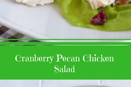 Cranberry Pecan Chicken Salad #Christmas #Lunch