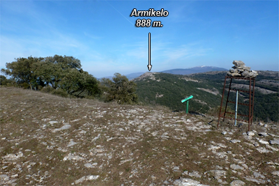 Armikelo visto desde la cima de Unda Armikelo visto desde la cima de Unda