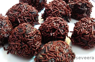 resep cara membuat bola-bola coklat biskuit picture