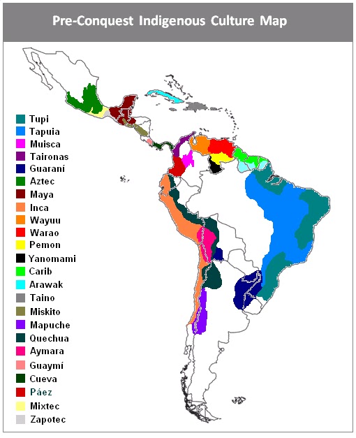 Map Of Latin America In Spanish 34
