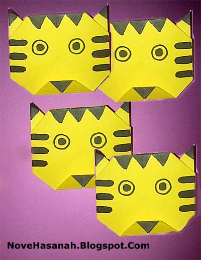 Origami untuk Anak Harimau