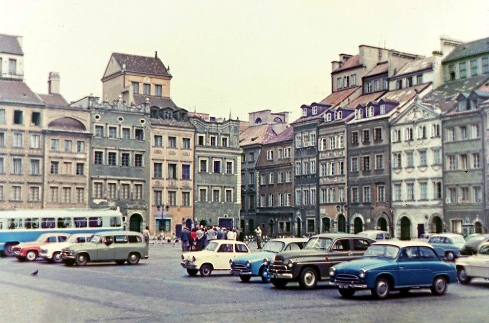 transpress nz cars in Warsaw, Poland, 1960s