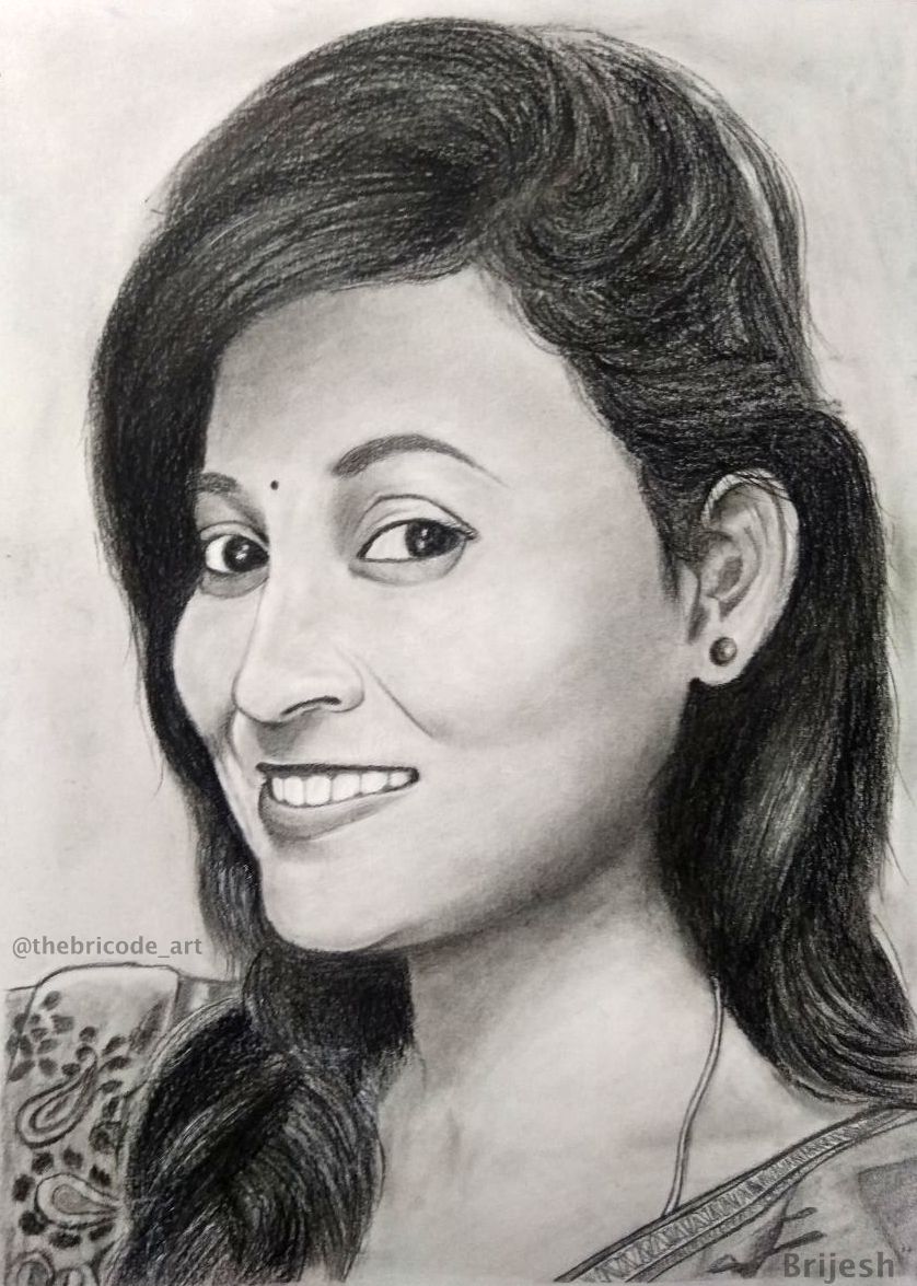 Beautiful girls sketch
