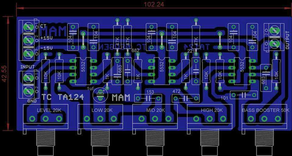 PCB Layout Design - Electronic Circuit