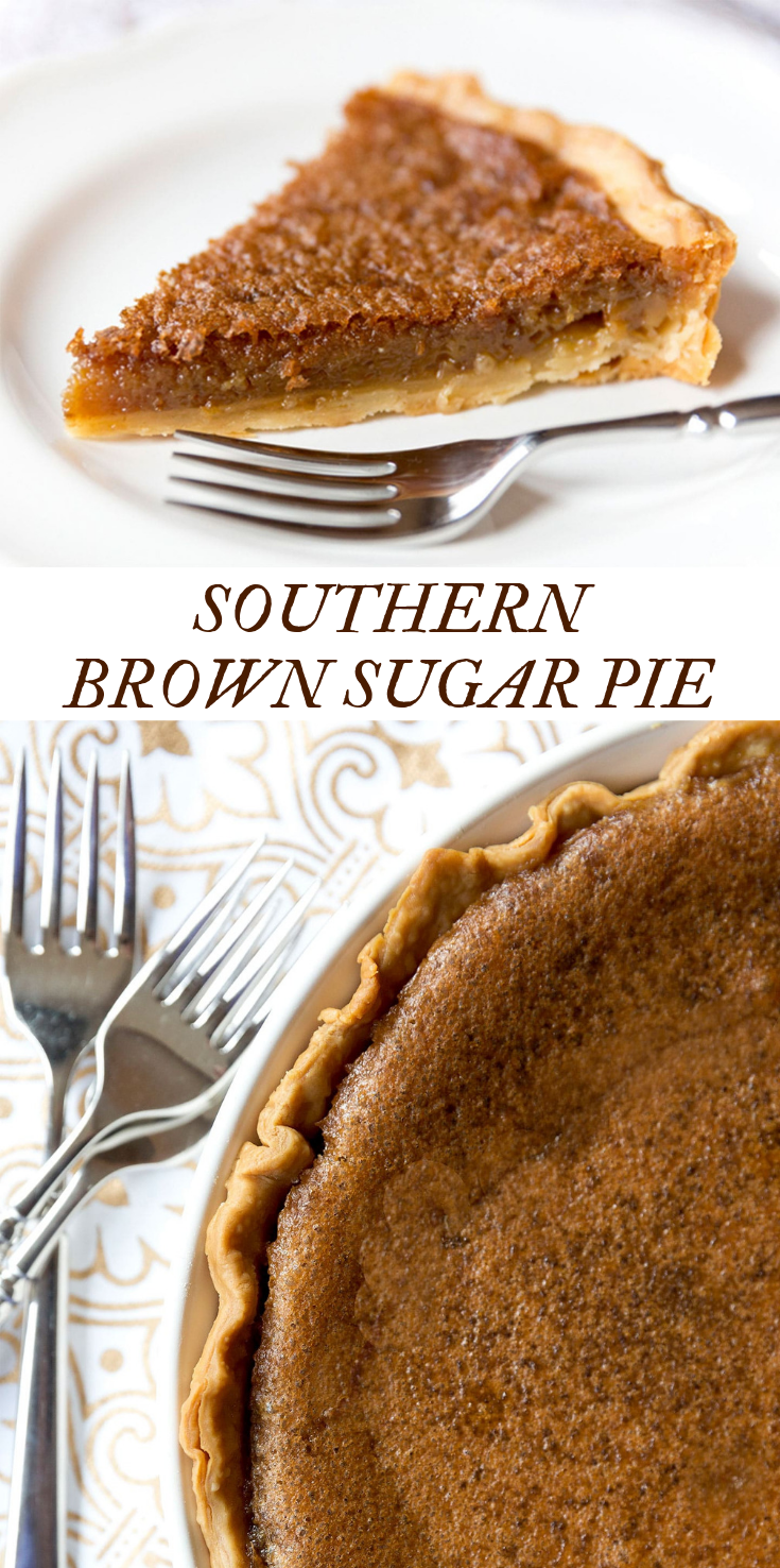 SOUTHERN BROWN SUGAR PIE RECIPE #Dessert #Sweet SOUTHERN BROWN SUGAR PIE RECIPE #Dessert #Sweet
