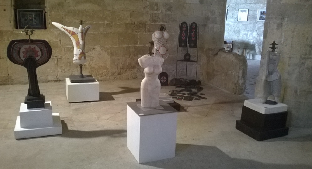 Aniane;exposition sculpture de Nancy monique Di Caro