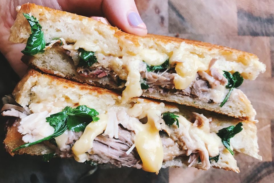 Harter House World Flavors Mango Habanero Grilled Cheese with Mojo