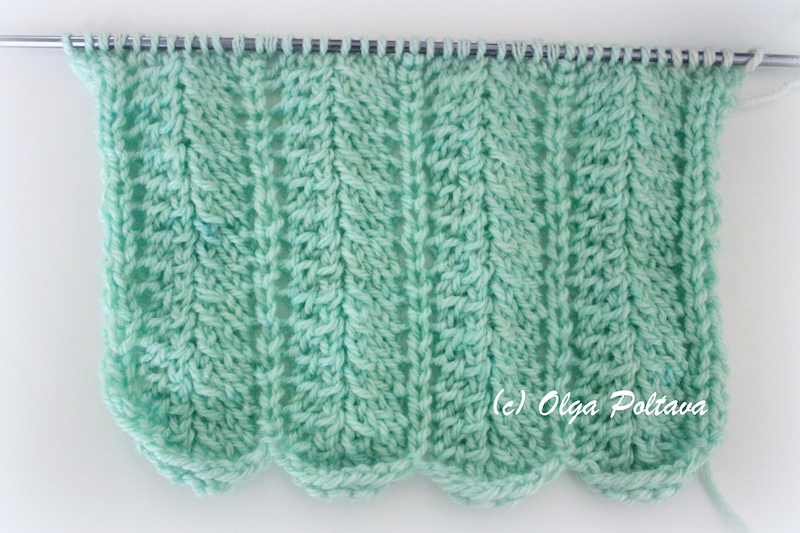 Bluebell Crafts: My First Knitting Attempt, Simple Knitting Stitch Pattern