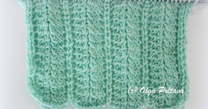 Bluebell Crafts: My First Knitting Attempt, Simple Knitting Stitch Pattern