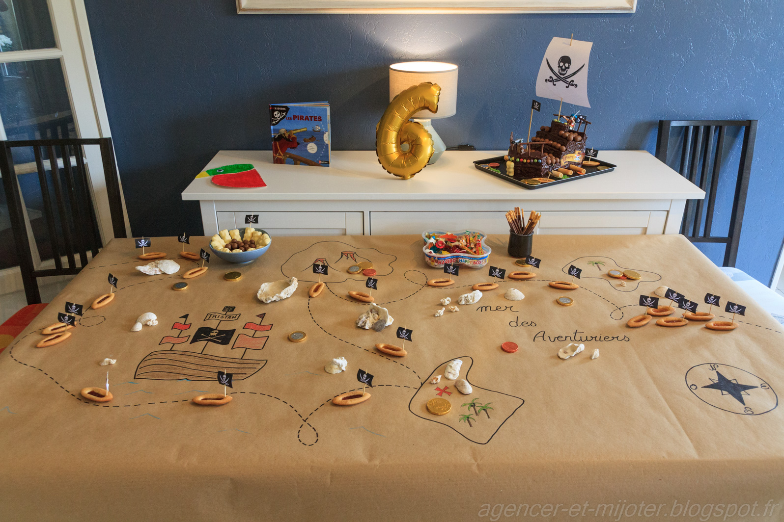 Agencer Et Mijoter Diy Anniversaire Pirates 6 Ans