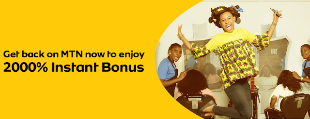 Recharge N100 and Get N2000, MTN WINBACK is Back