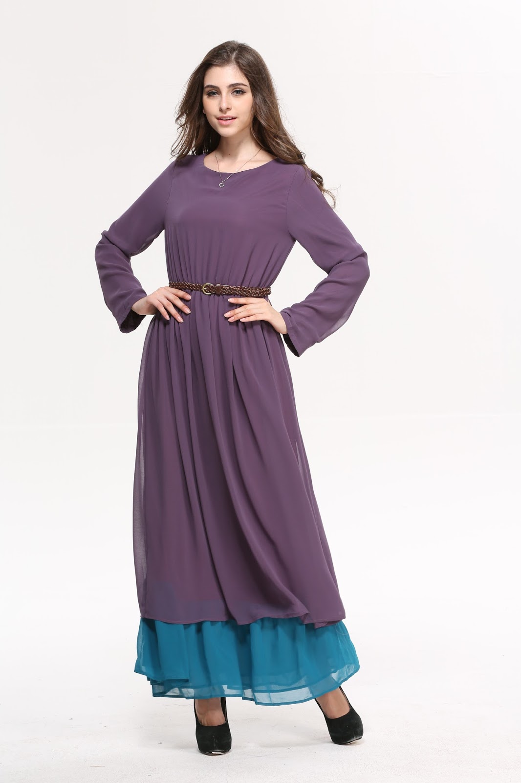 SweetSistas Boutique: LAYER JUBAH WITH BELT