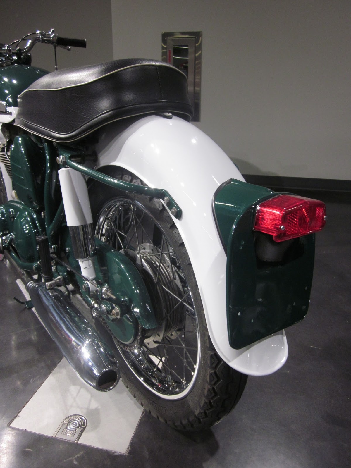 OldMotoDude: 1962 Norton Model 88 motorcycle on display at LeMay