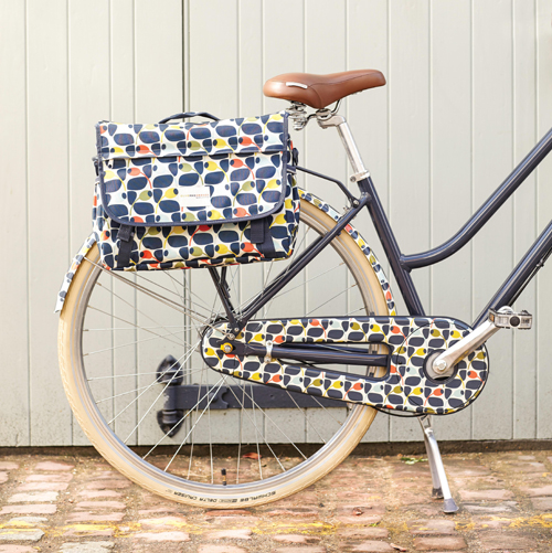 orla kiely bicycle panniers
