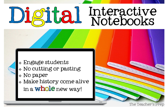 The Teacher's Prep: Digital Interactive Notebooks in the Social Studies ...