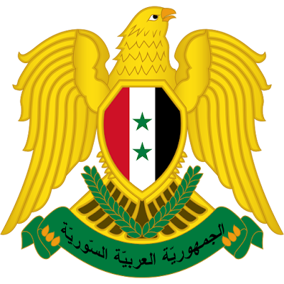Logo Gambar Lambang Simbol Negara Suriah PNG JPG ukuran 400 px